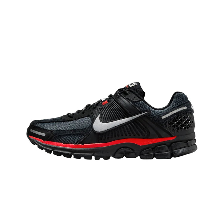 NIKE Air Zoom Vomero 5 Black Metallic University Red Sneakers HV2527-002