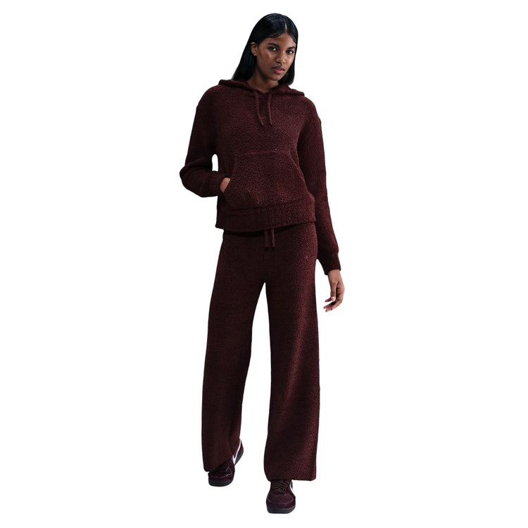 NIKE Sportswear Phoenix Cozy Bouclé Slim Knit Pants Red HV2766-619