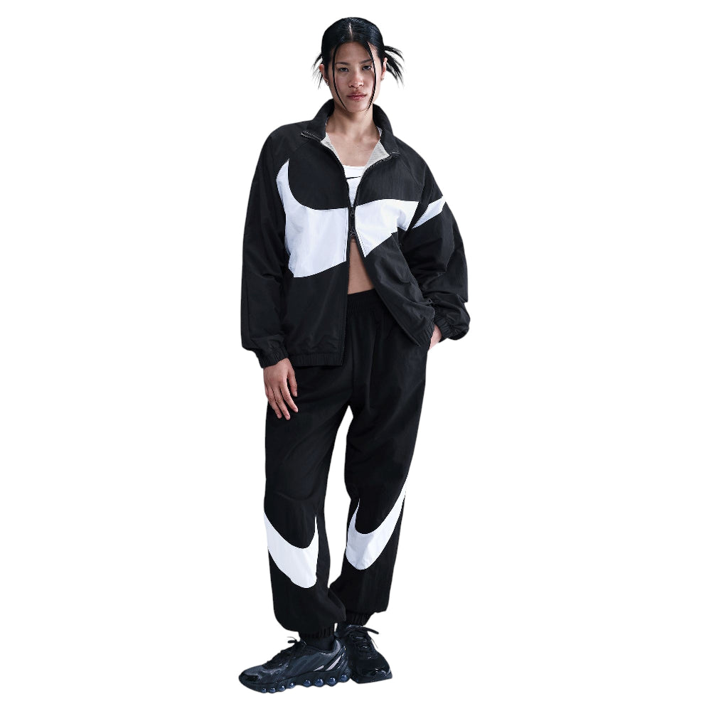Sportswear Oversized Woven Jacket Black - Urban Jungle