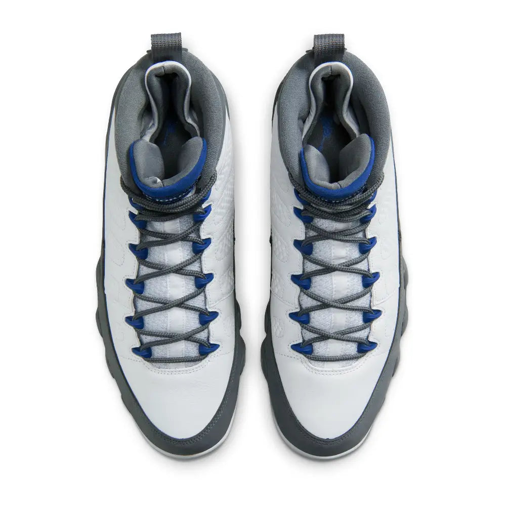 JORDAN Air Jordan 9 Retro "Flint Grey and French Blue" Sneakers White HV4794-100