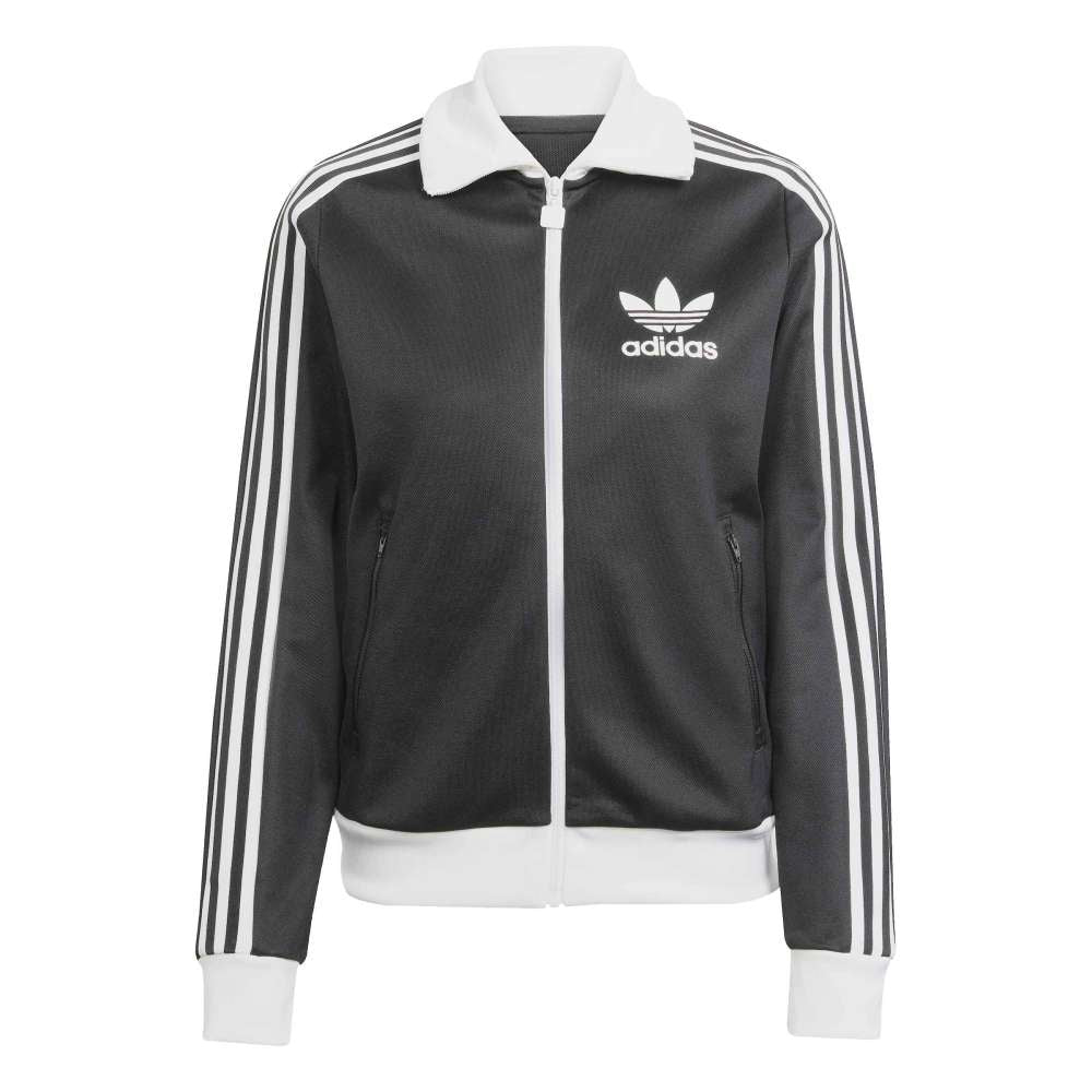 adidas Remake White × Black Track Jacket adidas Remake White