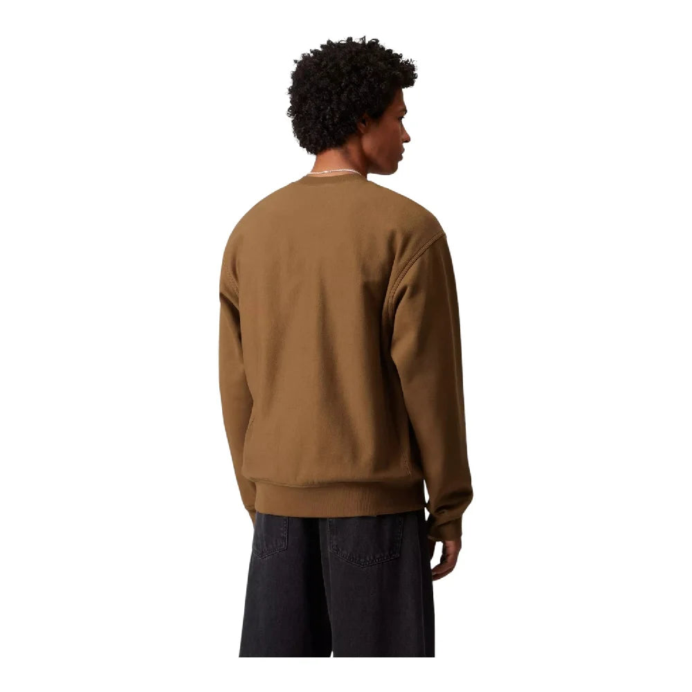 CARHARTT American Script Sweat Brown I025475.HZXX.03