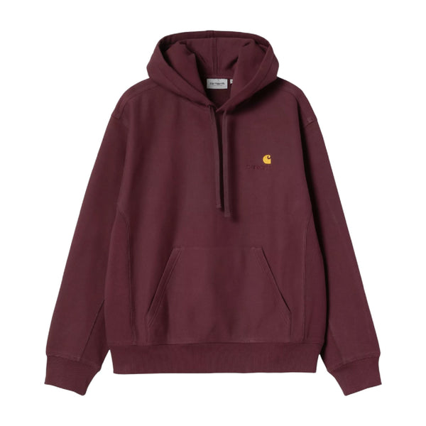 CARHARTT Hooded American Script Sweat Red I028279.33KXX.03