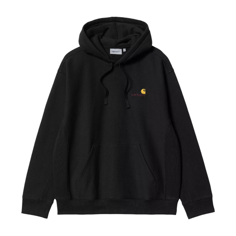 CARHARTT Hooded American Script Sweat Black I028279.89XX.03