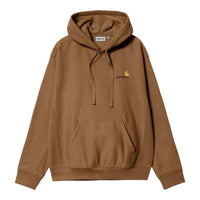 CARHARTT Hooded American Script Sweat Brown I028279.HZXX.03