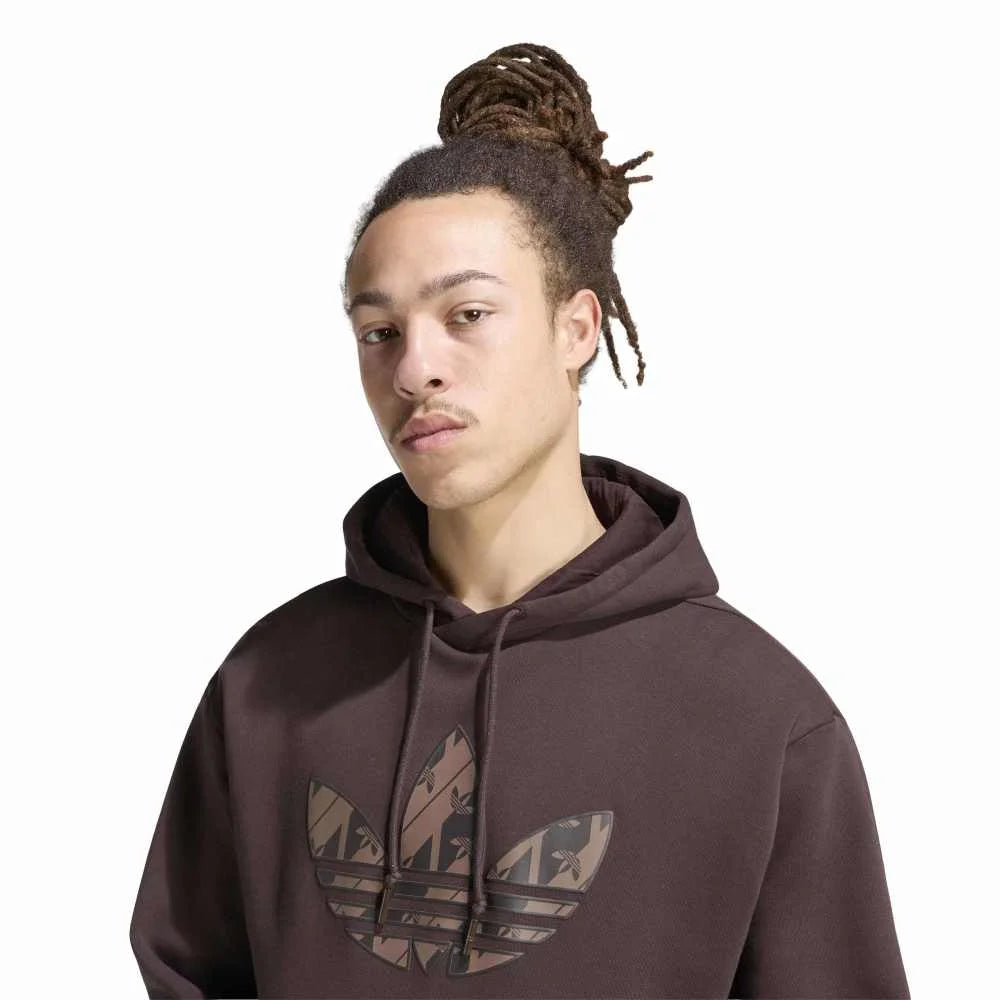 ADIDAS Mono Hooded Sweat Brown IA4542