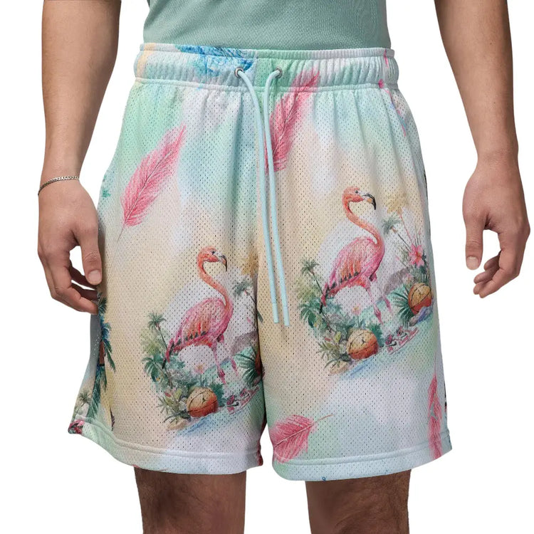 JORDAN Essentials Printed Mesh Shorts Glacier Blue IB3012-133