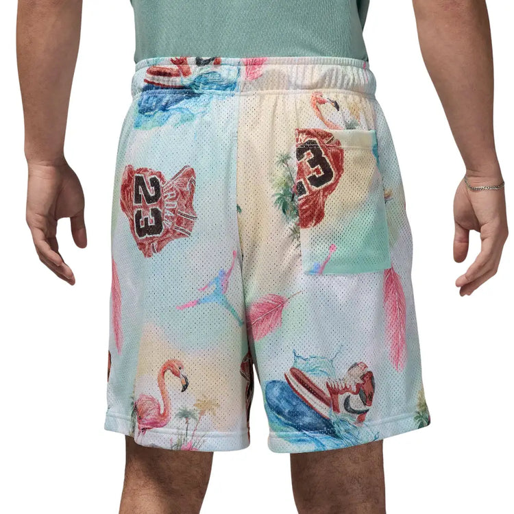 JORDAN Essentials Printed Mesh Shorts Glacier Blue IB3012-133