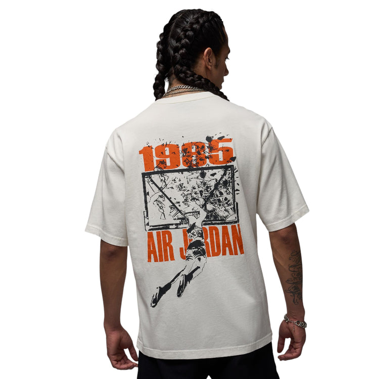 JORDAN Brooklyn Oversized Graphic T-Shirt White IB3297-133
