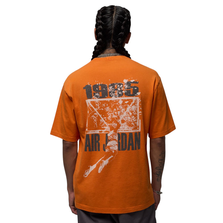 JORDAN Brooklyn Oversized Graphic T-Shirt Orange IB3297-805