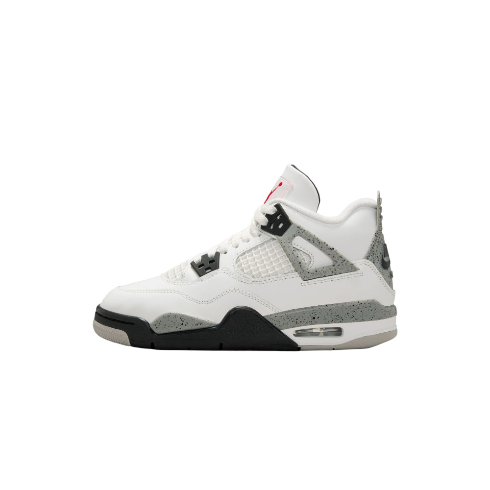 JORDAN Air Jordan 4 Retro White Cement Sneakers GS IB4171-100