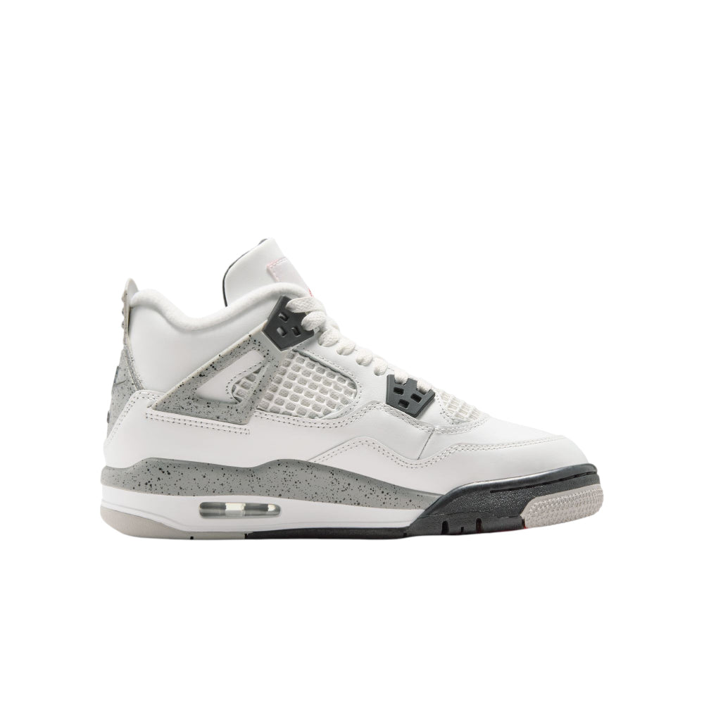 JORDAN Air Jordan 4 Retro White Cement Sneakers GS IB4171-100