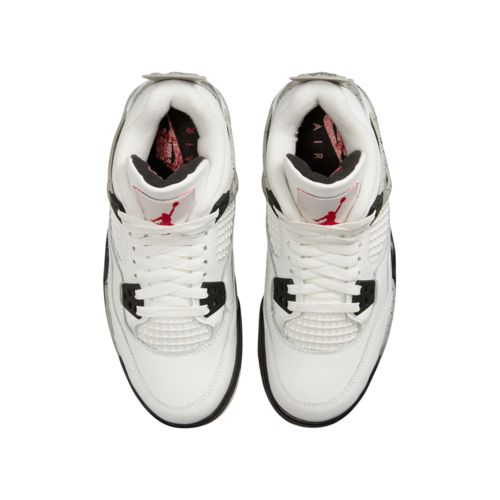 JORDAN Air Jordan 4 Retro White Cement Sneakers GS IB4171-100