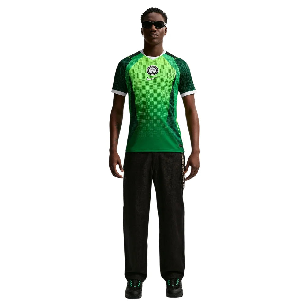 NIKE Nigeria 2026 Stadium Home Dri-FIT Soccer Short-Sleeve Jersey Green IB5308-302