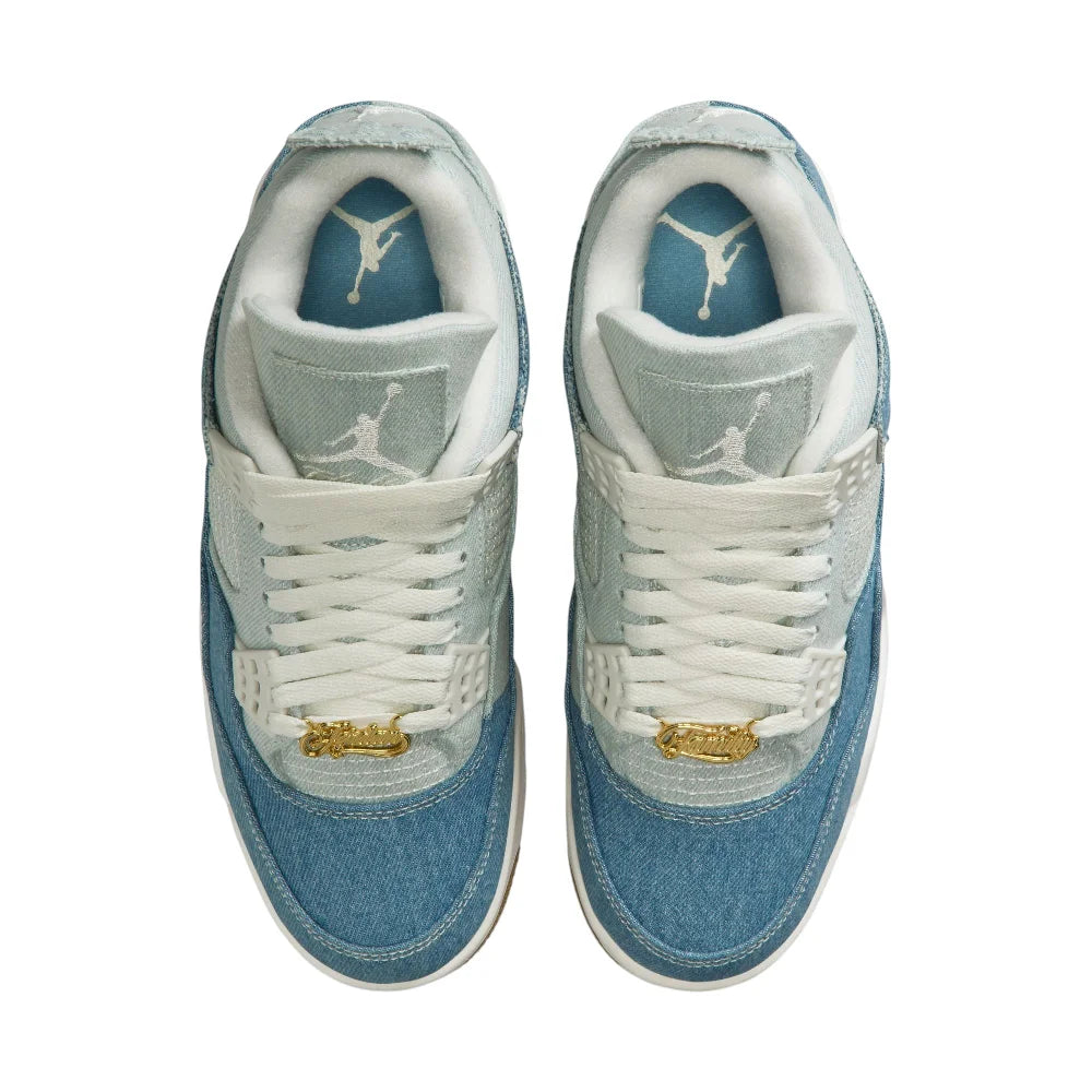 JORDAN Air Jordan 4 Retro Tex Denim Worn Blue Sneakers IB6716-100
