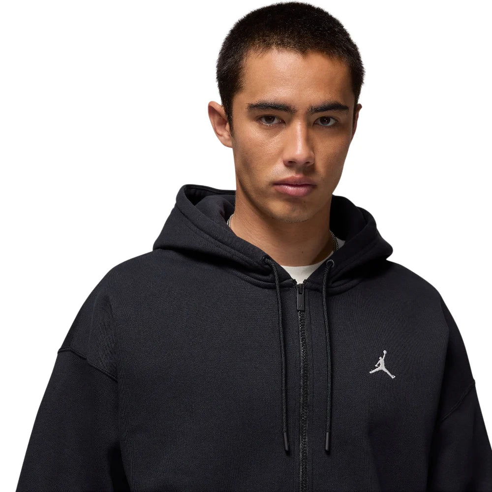 JORDAN Brooklyn Fleece Oversized Full-Zip Hoodie Black IB7231-010
