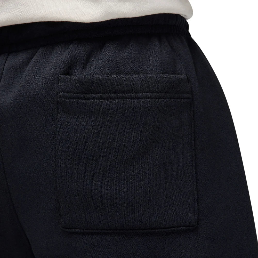 JORDAN Brooklyn Fleece Oversized Open-Hem Pants Black IB7238-010