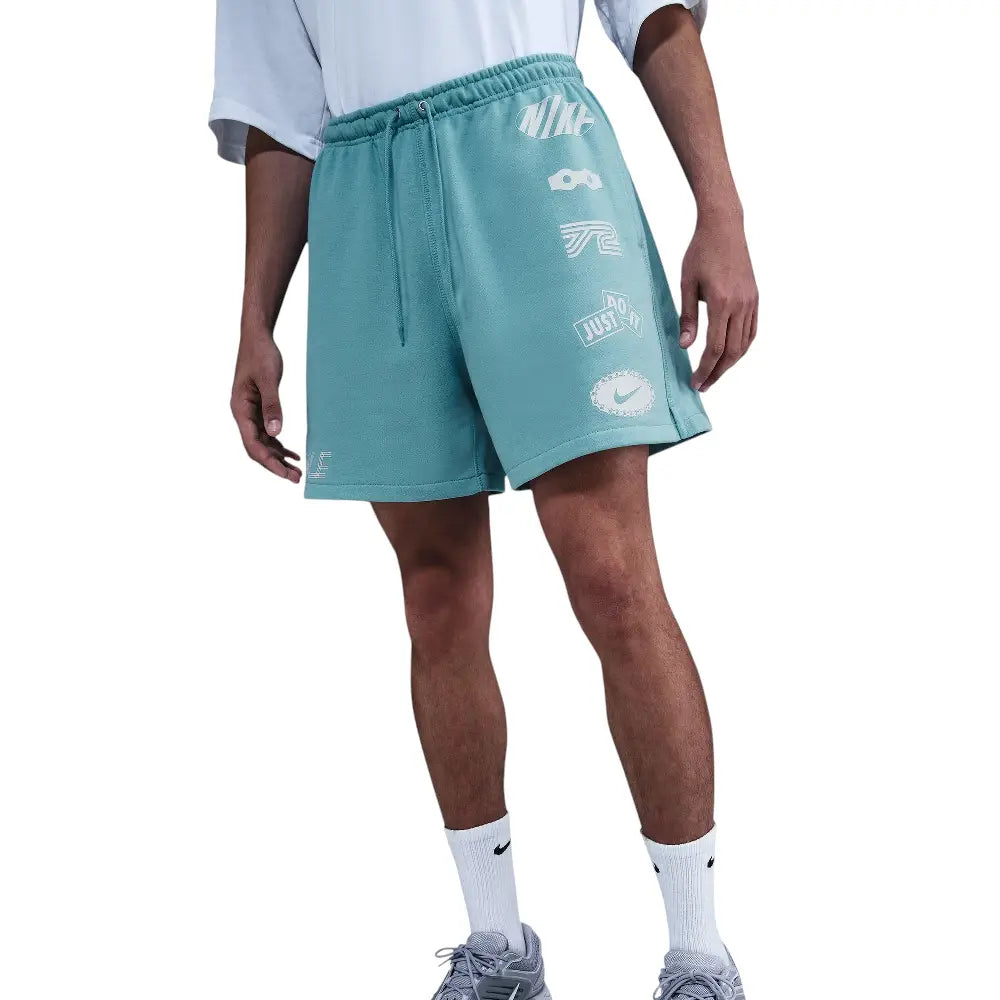 NIKE Club French Terry Flow Cycle Short Light Blue IB8264-464