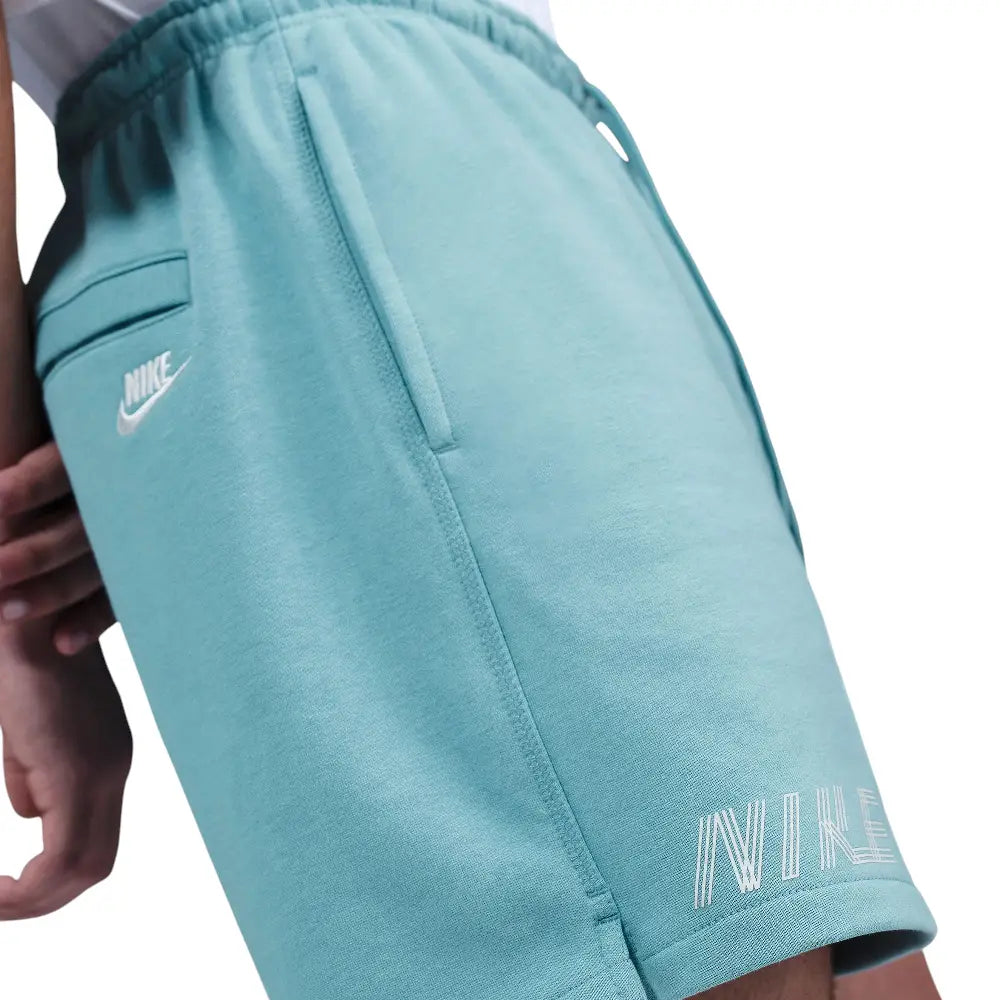 NIKE Club French Terry Flow Cycle Short Light Blue IB8264-464