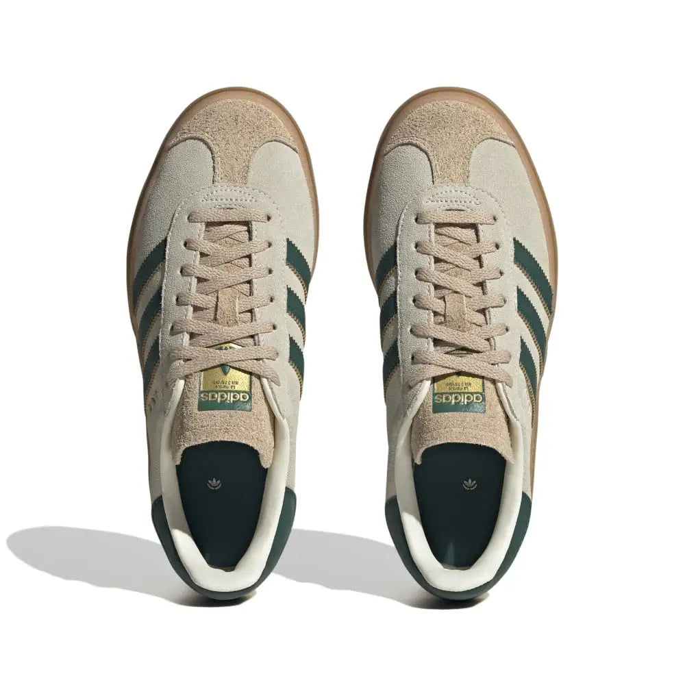 ADIDAS Gazelle Bold Magic Beige Collegiate Green ID7056