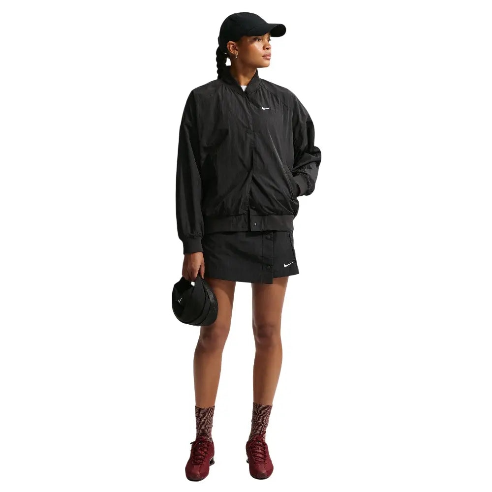 NIKE Sportswear Oversized Varsity Jacket Black IF0332-010