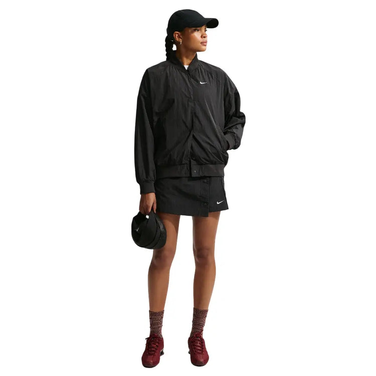 NIKE Sportswear Oversized Varsity Jacket Black IF0332-010