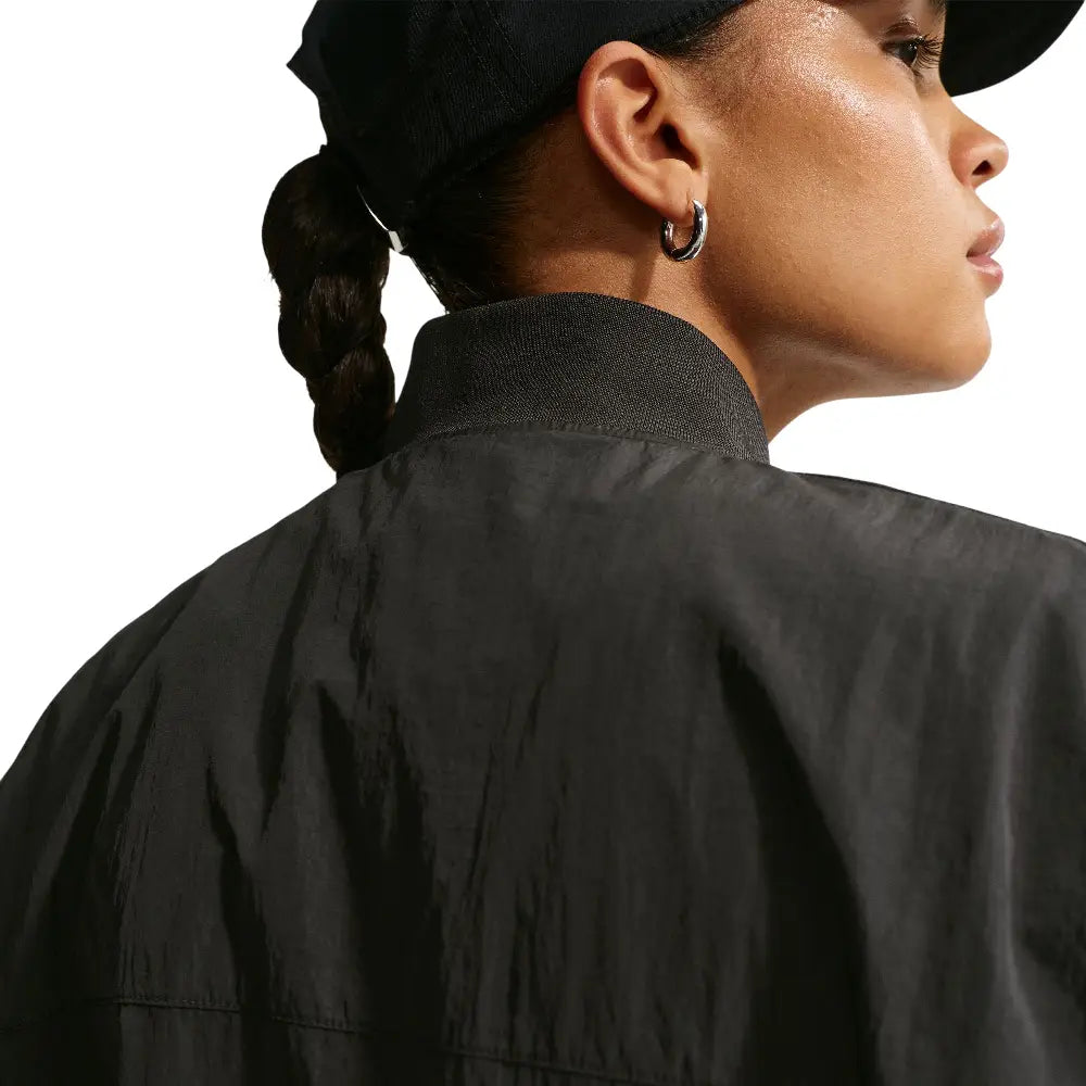 NIKE Sportswear Oversized Varsity Jacket Black IF0332-010