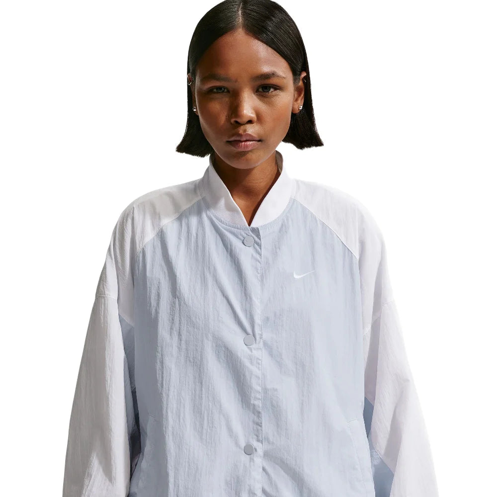 NIKE Sportswear Oversized Varsity Jacket Grey IF0332-043