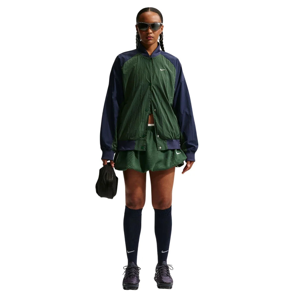 NIKE Sportswear Oversized Varsity Jacket Green IF0332-323