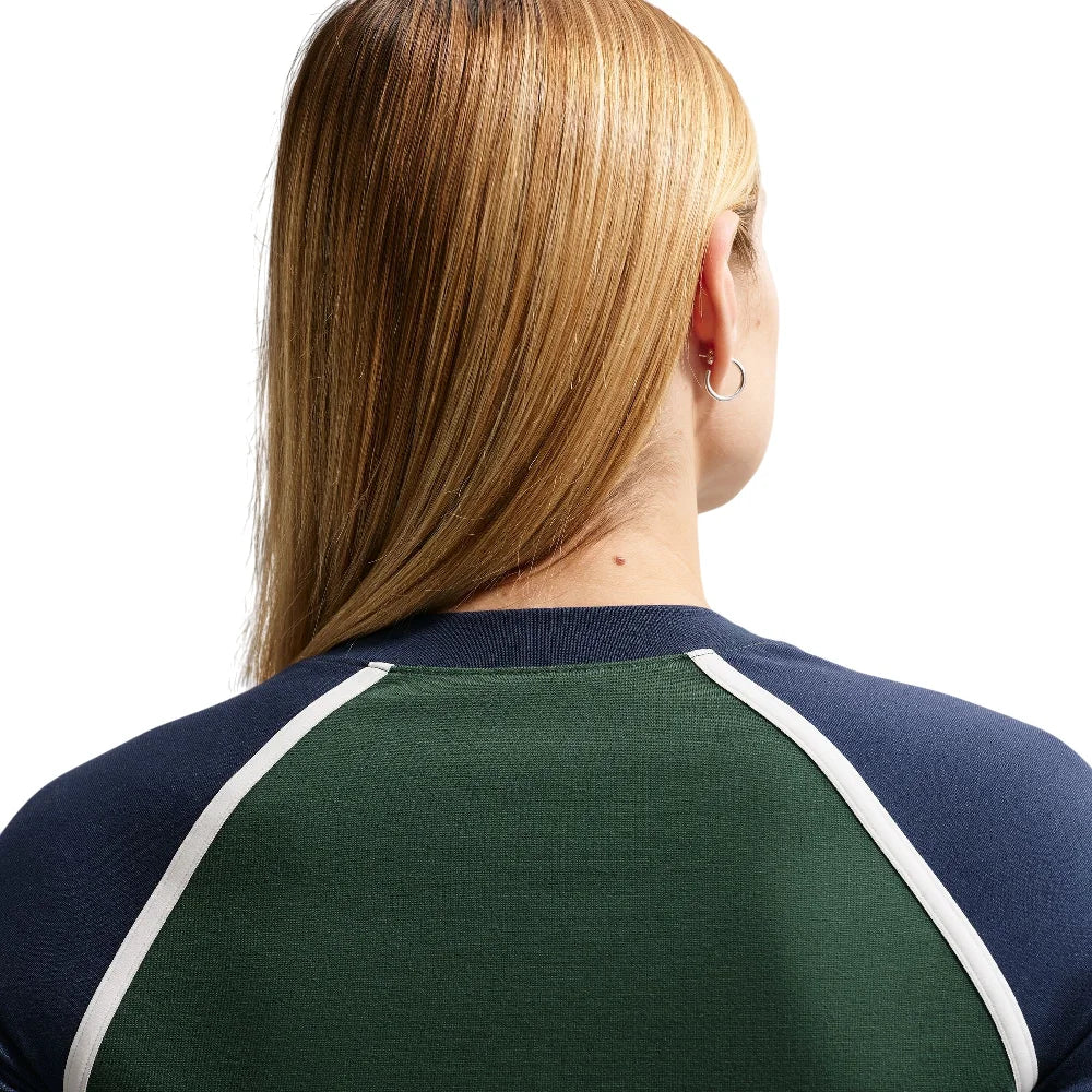 NIKE Sportswear Tight Long-Sleeve Cropped Top Green IF0338-323