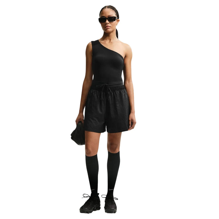 NIKE Sportswear Loose High-Waisted Lightweight Ripstop Shorts Black IF0563-010