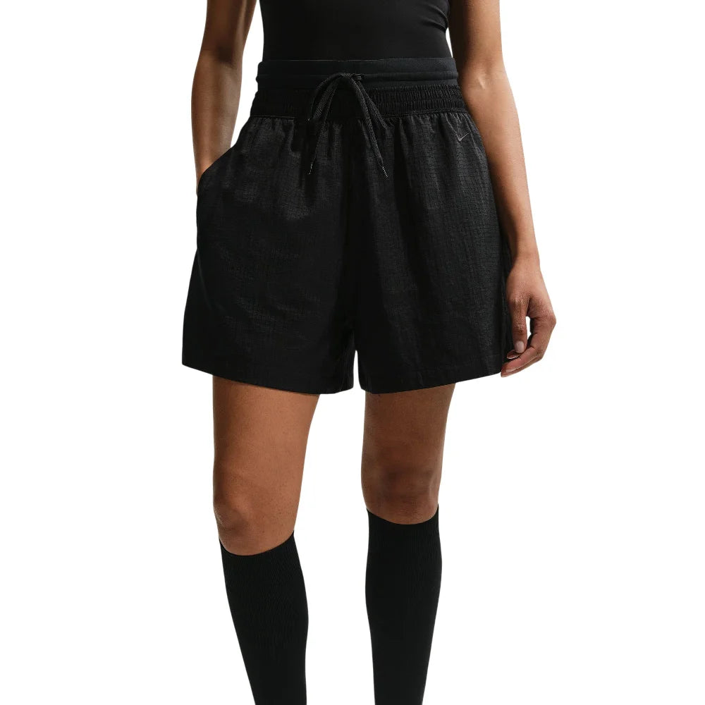 NIKE Sportswear Loose High-Waisted Lightweight Ripstop Shorts Black IF0563-010