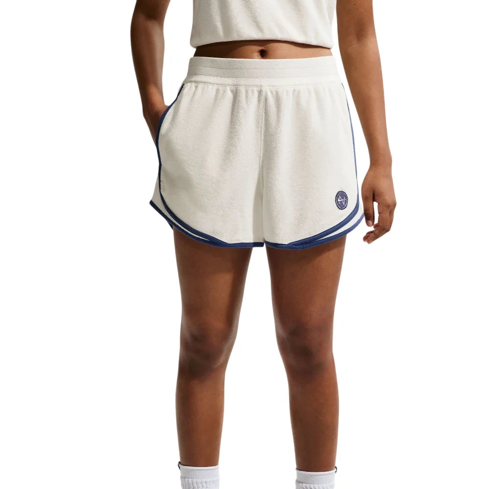 NIKE Sportswear Chill Terry Mid-Rise Shorts White IF0571-133