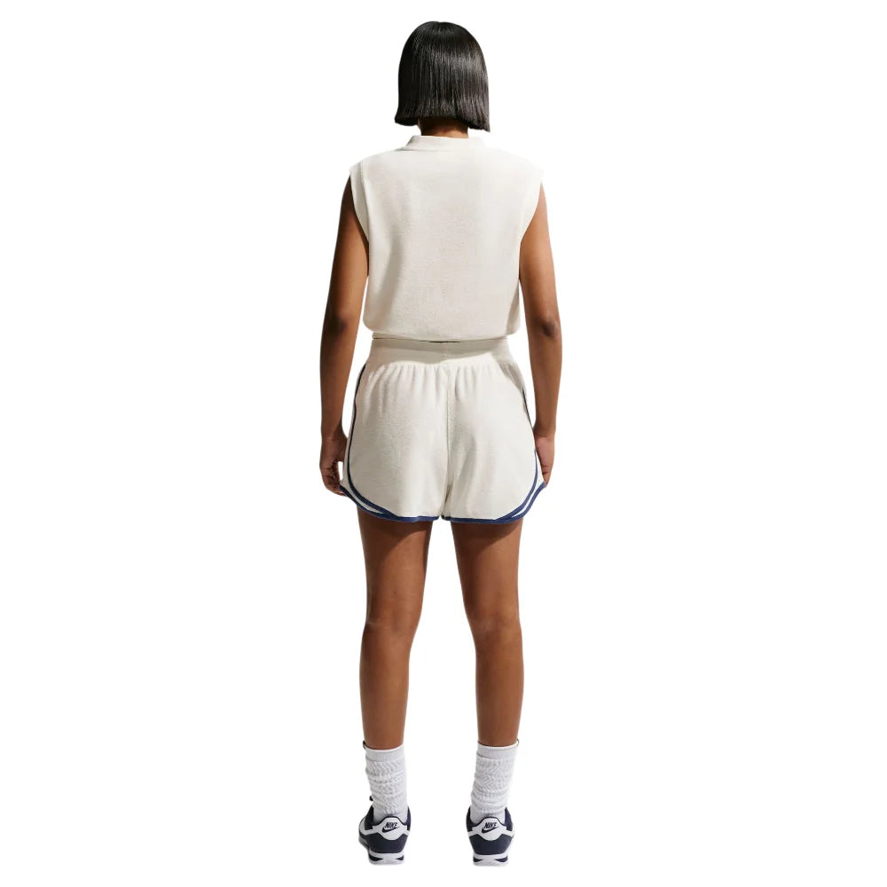 NIKE Sportswear Chill Terry Mid-Rise Shorts White IF0571-133