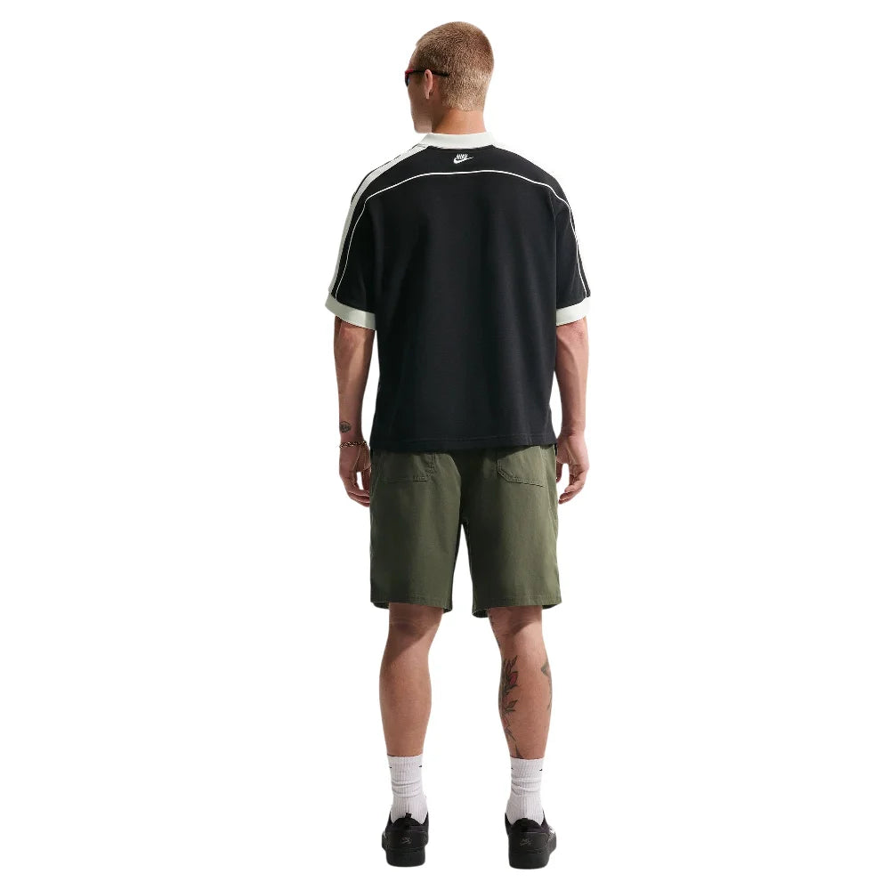 NIKE Sportswear Club Oversized Short-Sleeve Polo Black IF0723-010