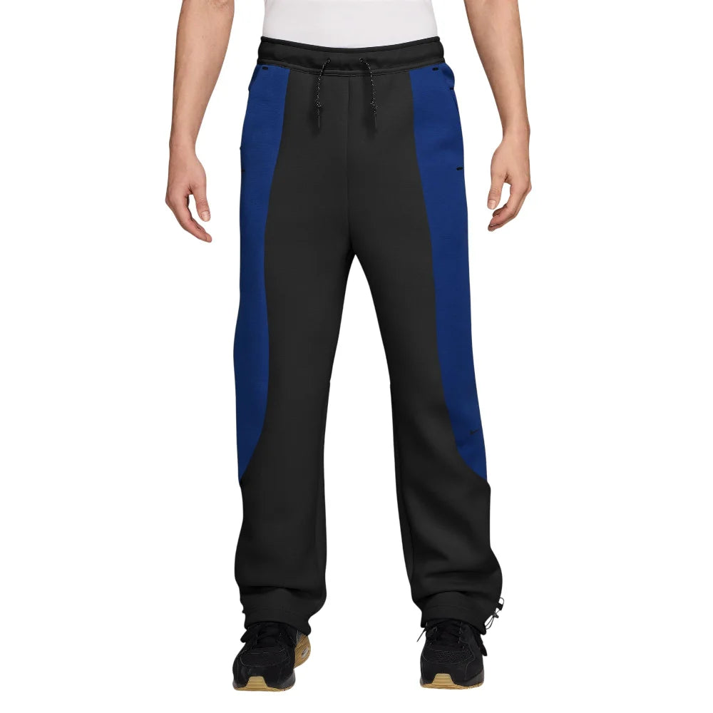 NIKE Tech Color-Block Open-Hem Fleece Pants Black IF1323-013