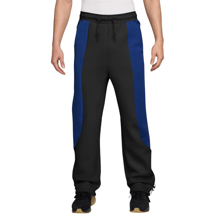 NIKE Tech Color-Block Open-Hem Fleece Pants Black IF1323-013