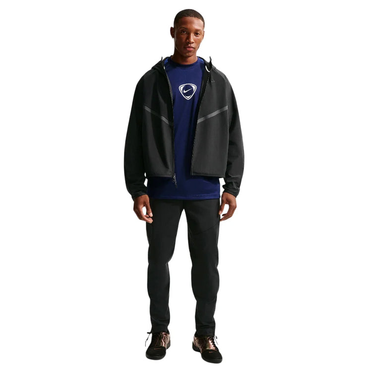 NIKE Tech Shori Knit Full-Zip Windrunner Jacket Black IF1345-010