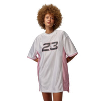 JORDAN Brooklyn Jersey Dress White IF1381-100