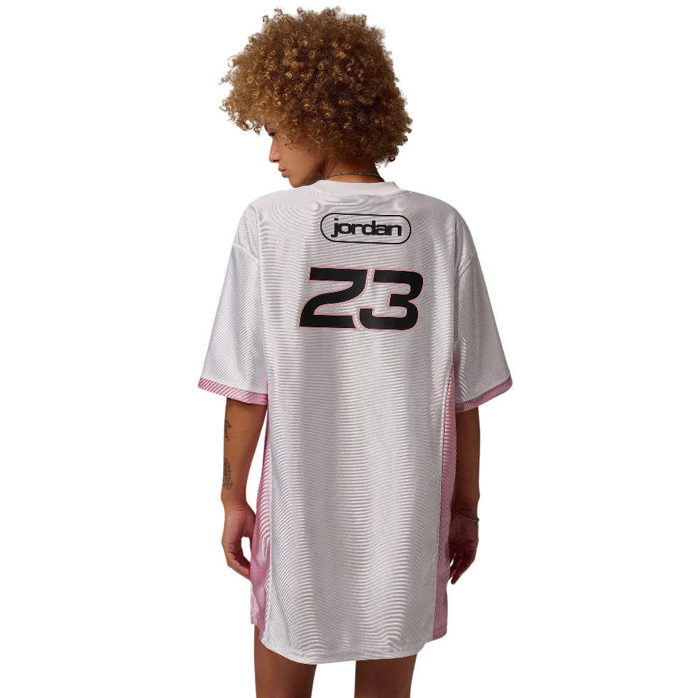JORDAN Brooklyn Jersey Dress White IF1381-100