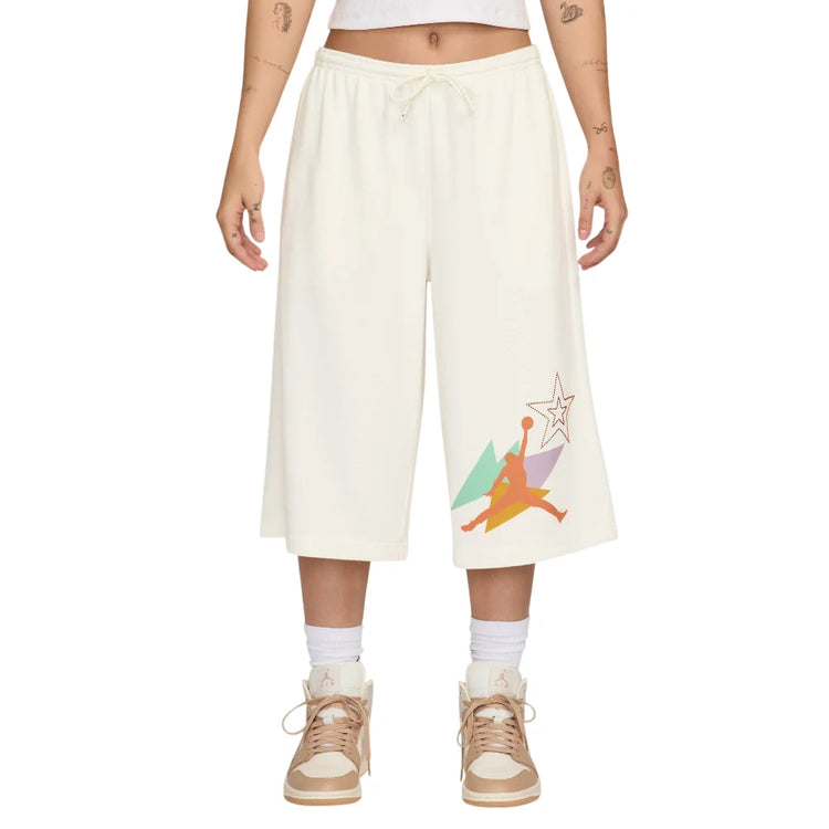 JORDAN Brooklyn Fleece French Terry Big Shorts White IF1406-133
