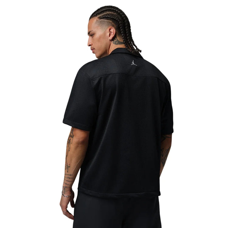 JORDAN Brooklyn Festival Button-Down Top Black IF1957-010