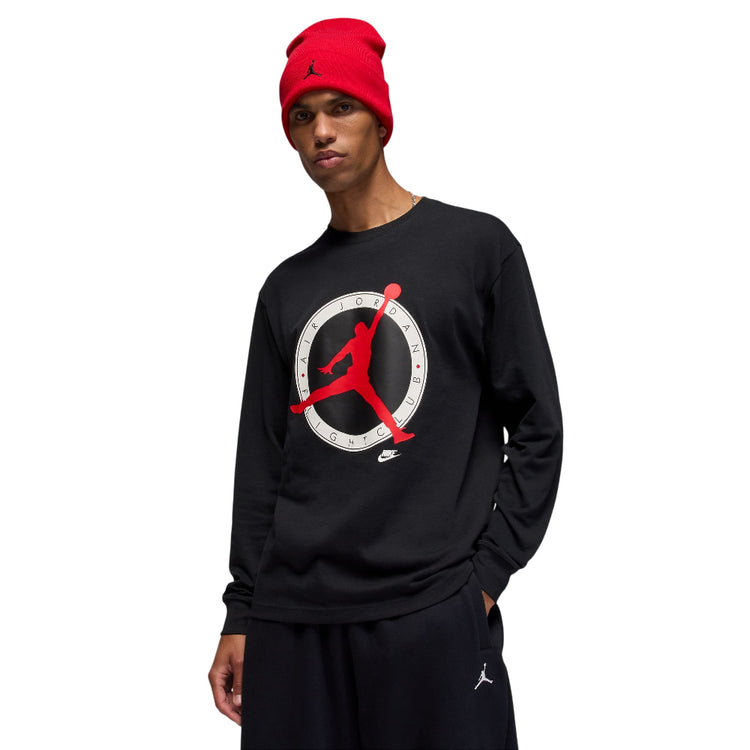 JORDAN Flight Club Long-Sleeve T-Shirt Black IF3010-010