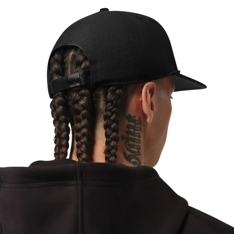 JORDAN Flight Club Pro Unstructured Flat Bill Hat Black IF3499-010