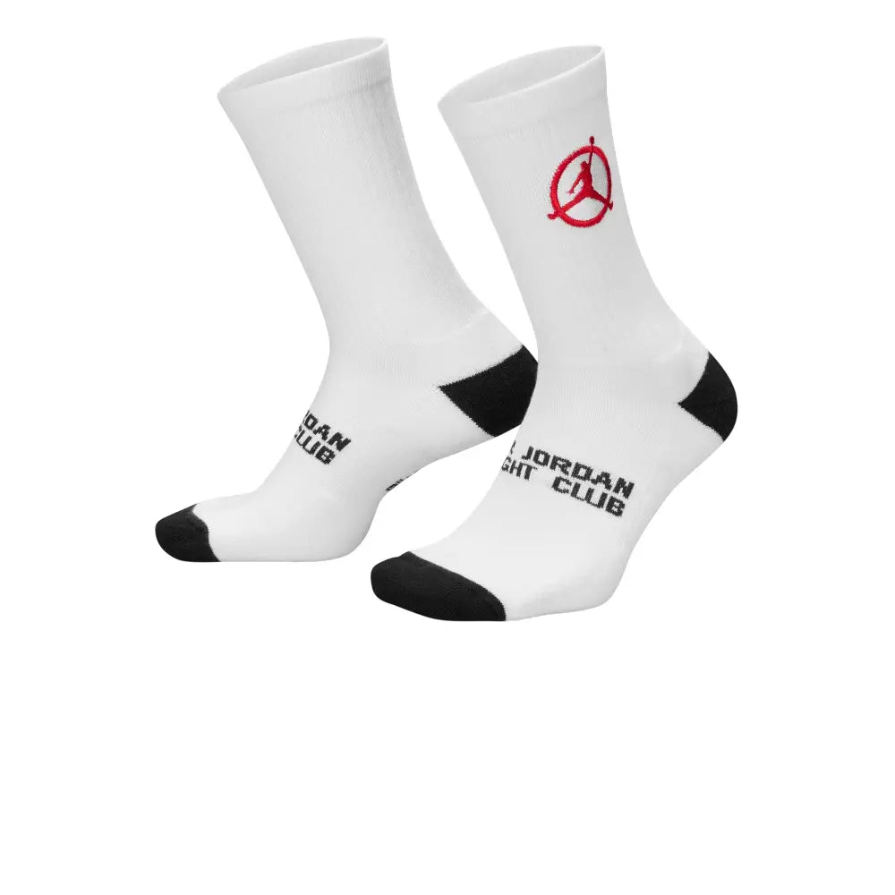 JORDAN Flight Club Cushioned Crew Socks White IF3502-100