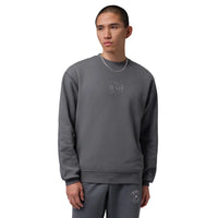JORDAN Paris Saint-Germain Hoop Fleece Crewneck Sweatshirt Grey IF3801-014