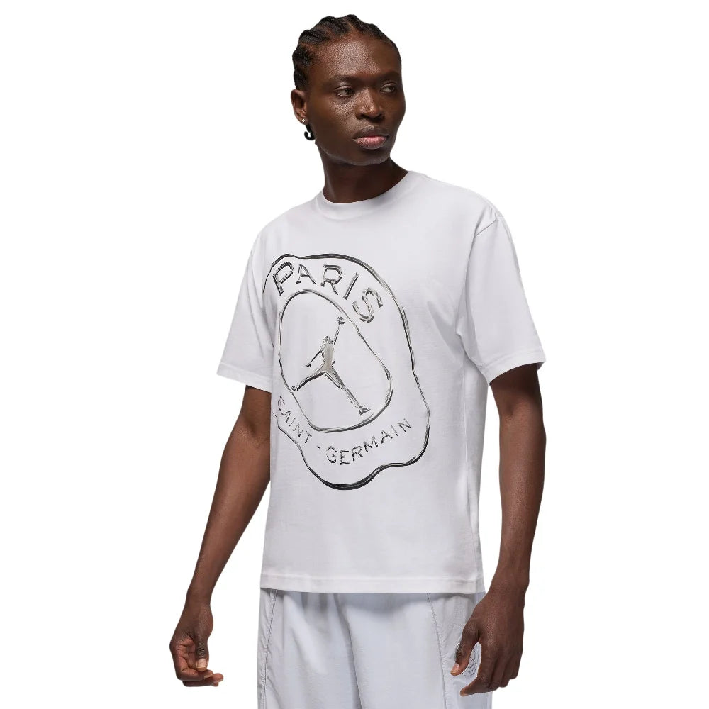 JORDAN Paris Saint-Germain Practice T-Shirt White IF3807-100