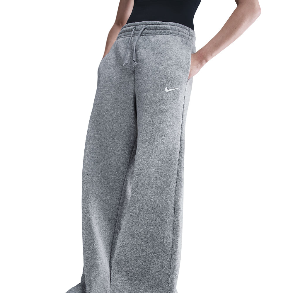 NIKE Sportswear Phoenix Fleece High-Waisted Wide-Leg Pants Grey IH1011-063