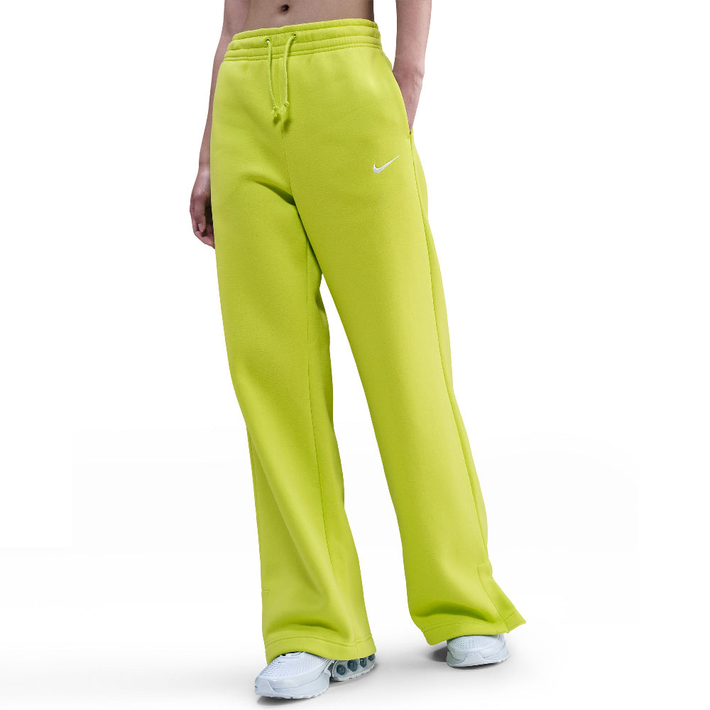 NIKE Sportswear Phoenix Fleece High-Waisted Wide-Leg Pant Green IH1011-389