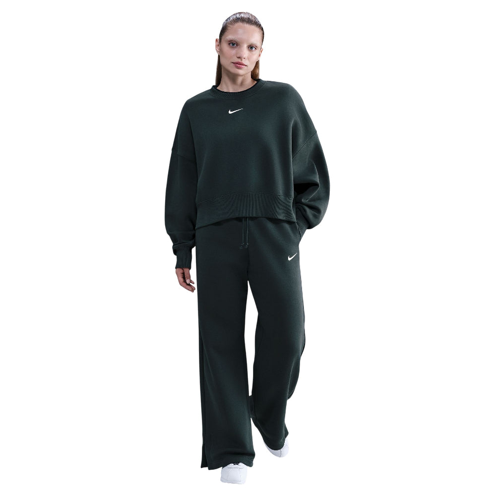 NIKE Sportswear Phoenix Fleece High-Waisted Wide-Leg Pants Green IH1011-390